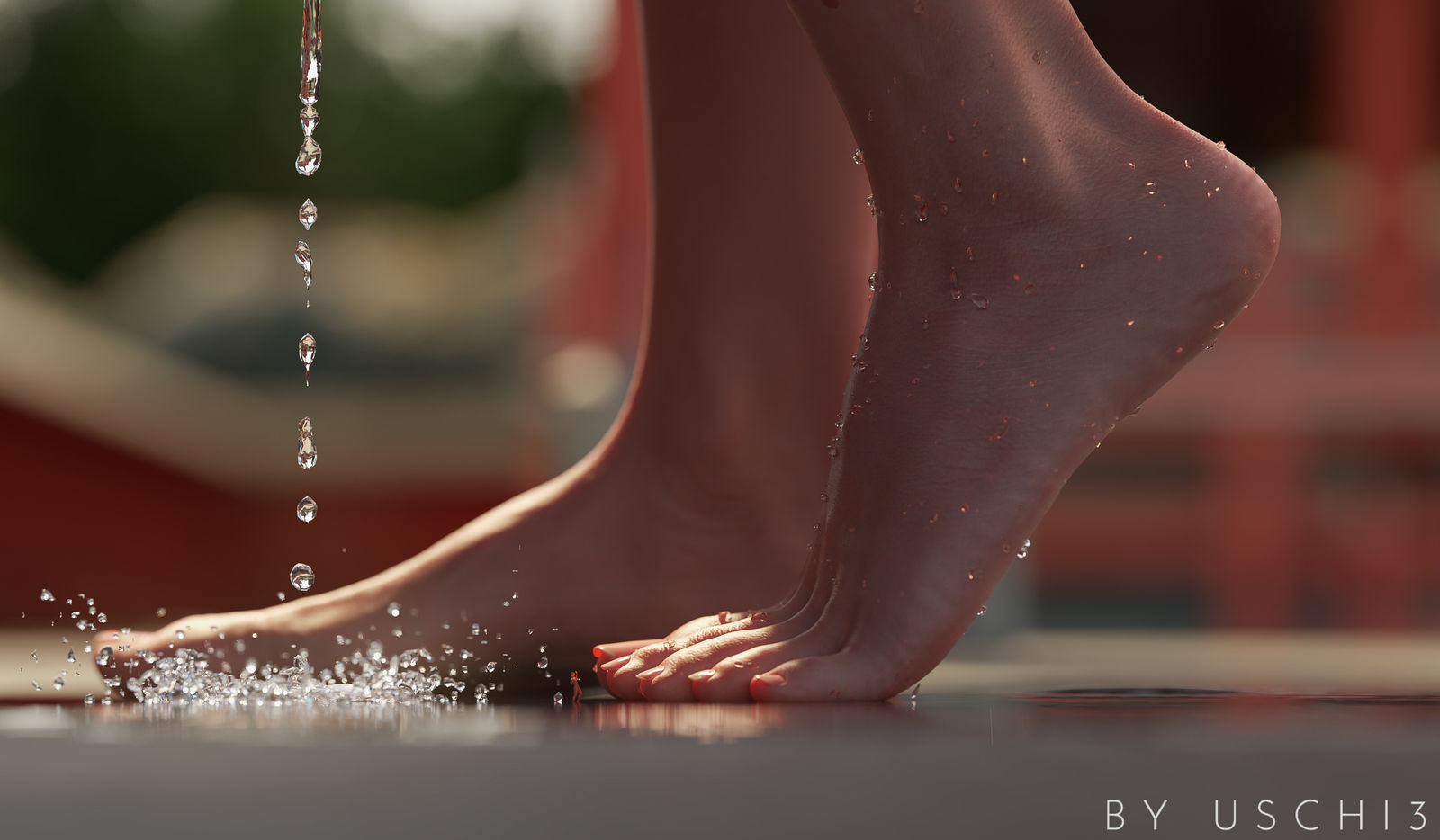 Foot fetish art by uschi3